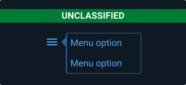 Do: Position Pop Ups to avoid obscuring vital screen elements like classification banners